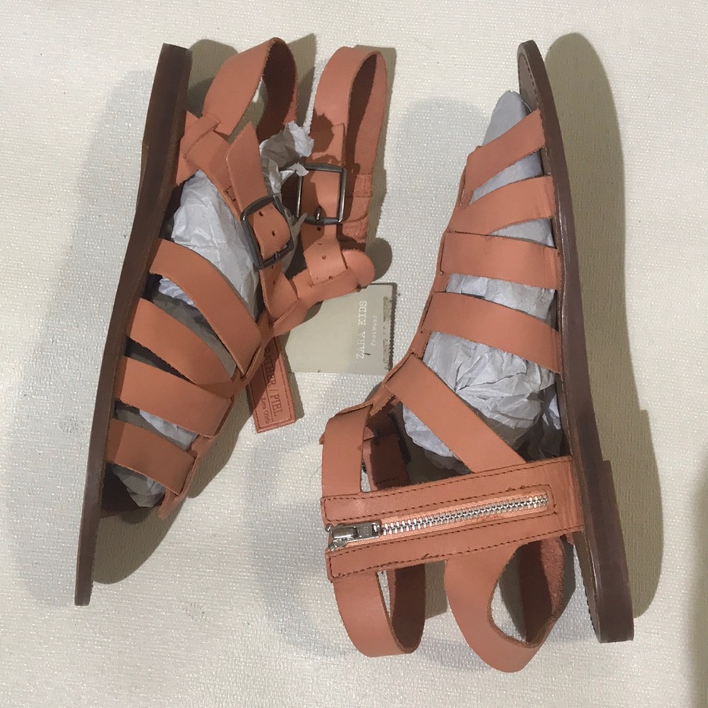🔴SOLD 🆕REAL LEATHER SANDALS - Picture 4 of 5